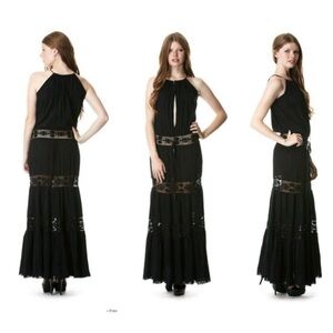 Michelle Jonas Crochet Maxi Dress